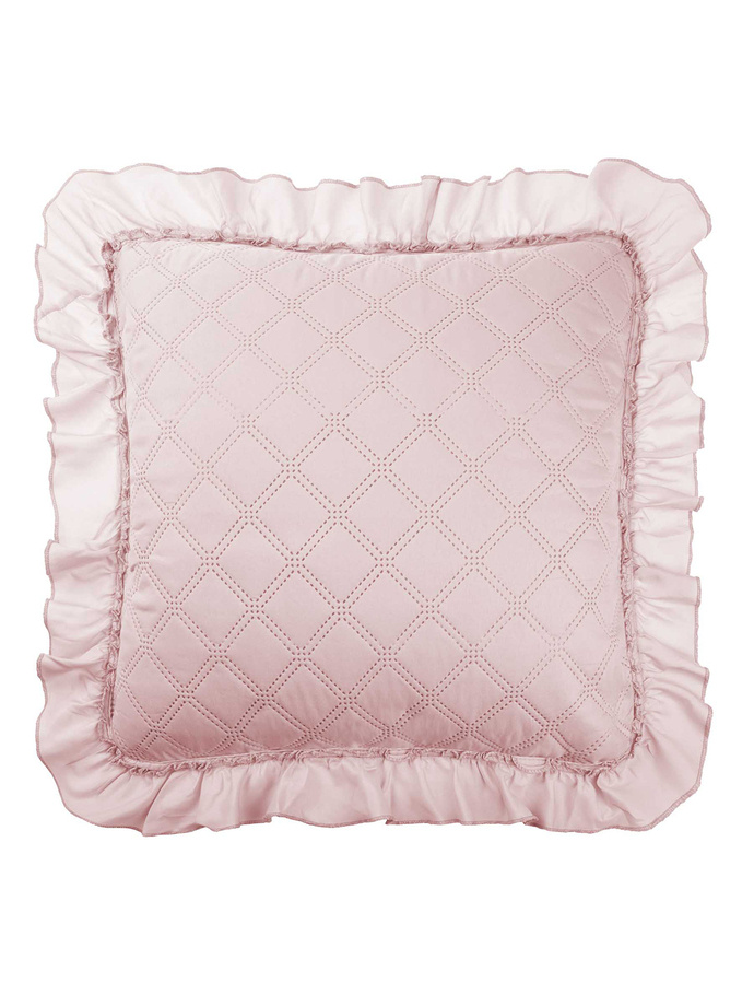 Decorative pillowcase Ruffy A462 - pink powder