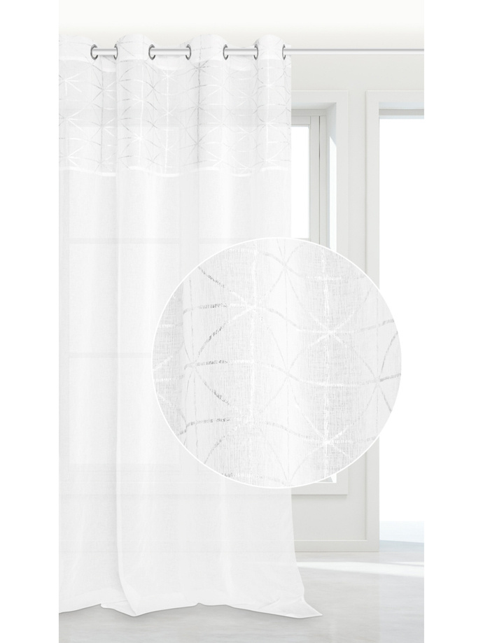 Glossy curtain 140x250 A644 - white