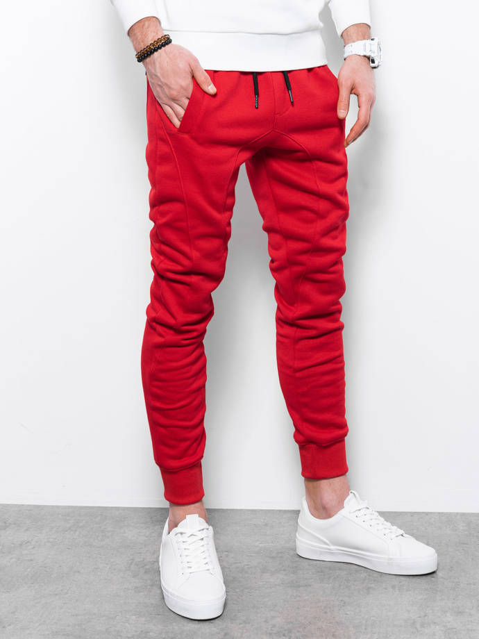 JOGERRY men's sweatpants - red V12 OM-PABS-0134