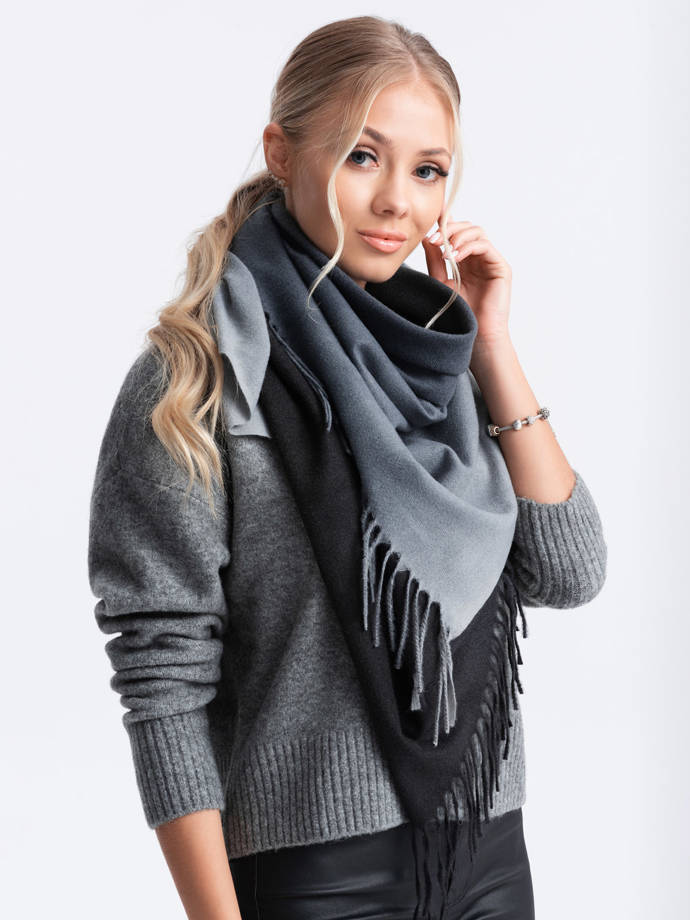 Ladies' shawl ALR065 - graphite