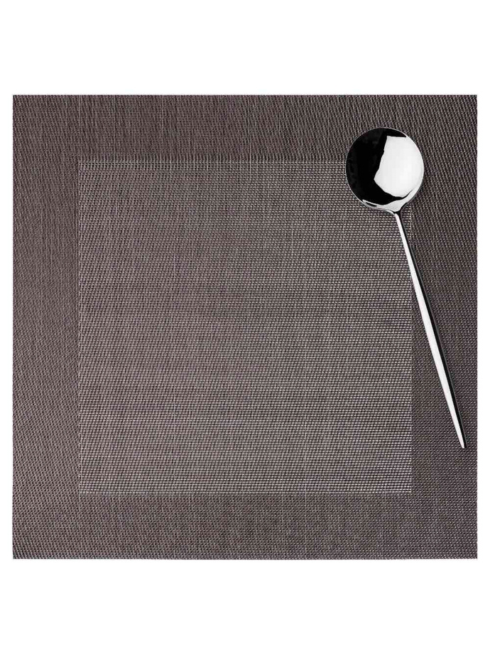 Latte table mat 10x10 A477 - light brown
