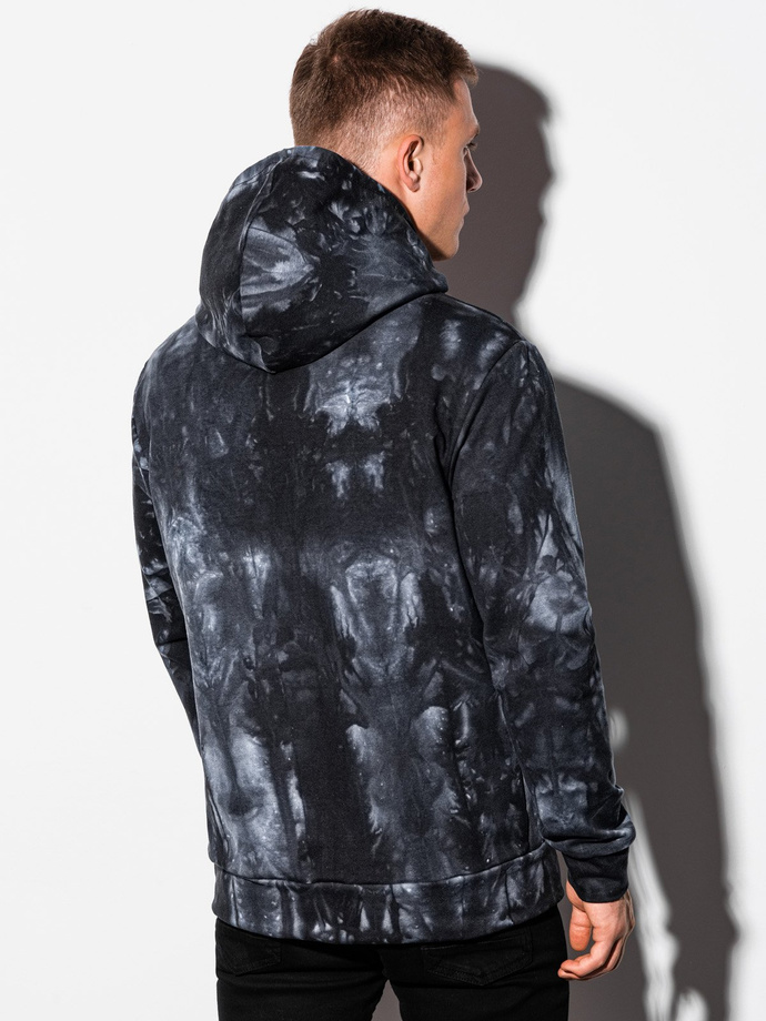 Men s Tie Dye hoodie black B1070 MODONE wholesale Clothing For Men