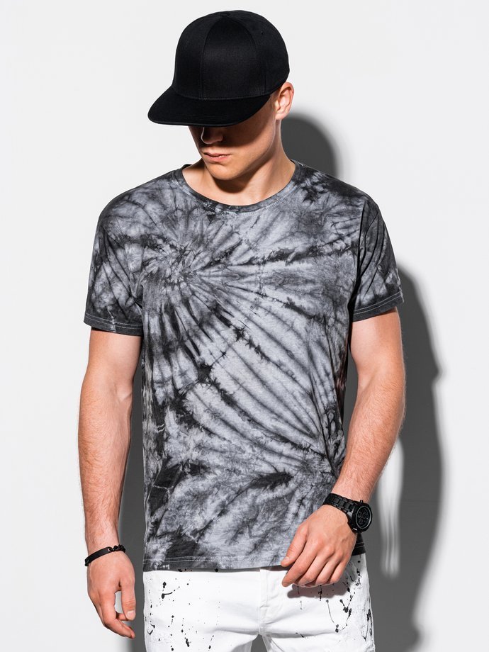 Men's Tie-Dye t-shirt S1333 - black | MODONE wholesale - Clothing For Men