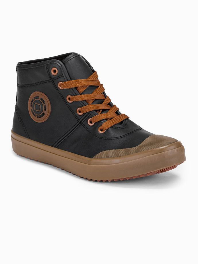 Men�s ankle shoes T329 black MODONE wholesale