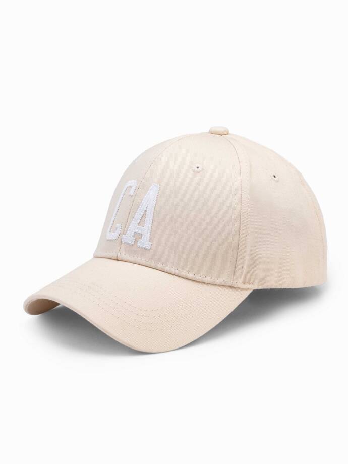 Men's baseball cap H173 - beige