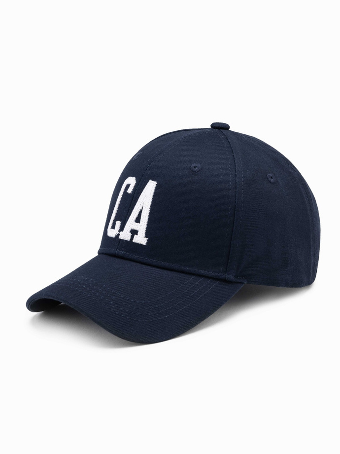 Men's baseball cap H173 - navy blue