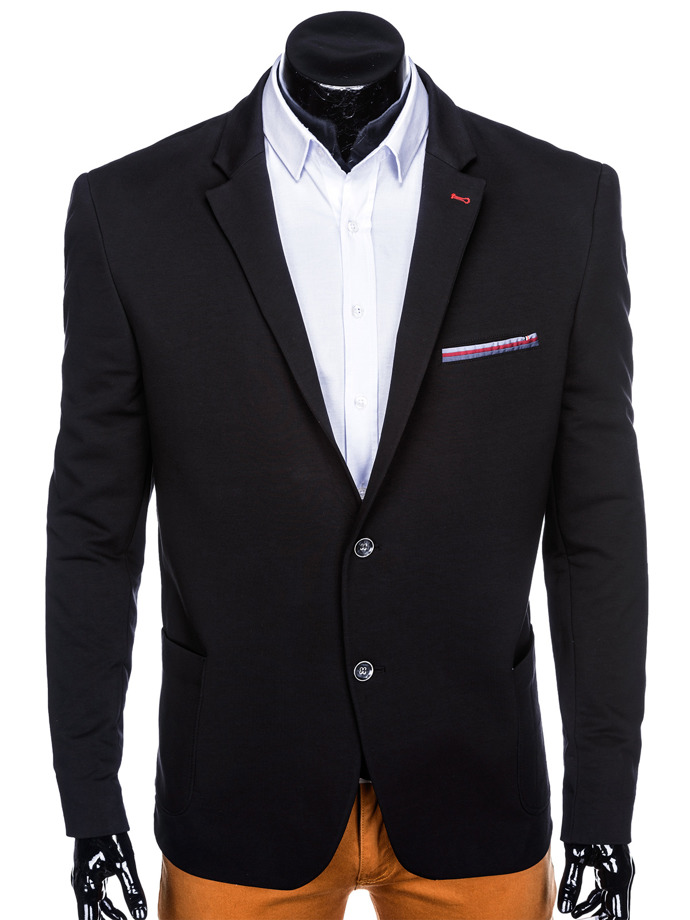Men's blazer jacket M124 - black