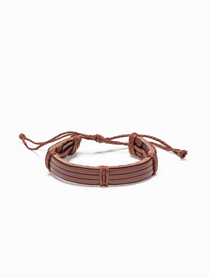 Men's bracelet on the strap - camel A206
