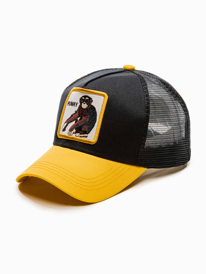 Men's cap H112 - yellow