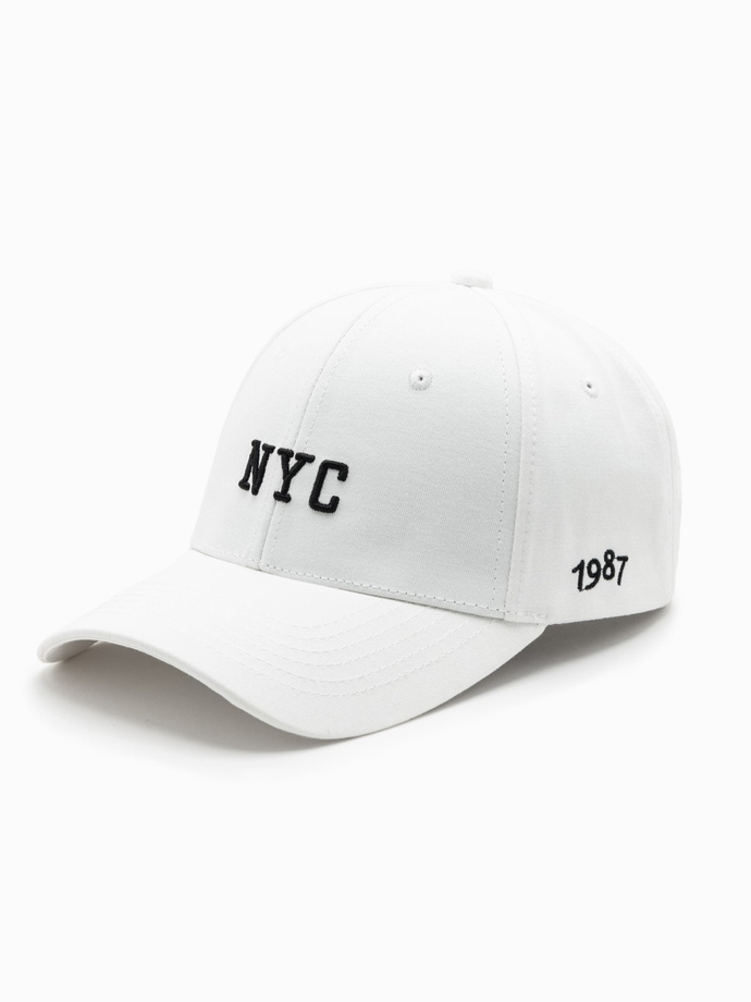 Men's cap H157 - white