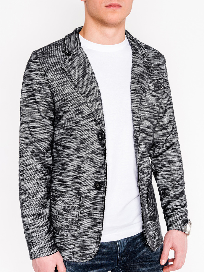 Men's casual blazer jacket M89 - black