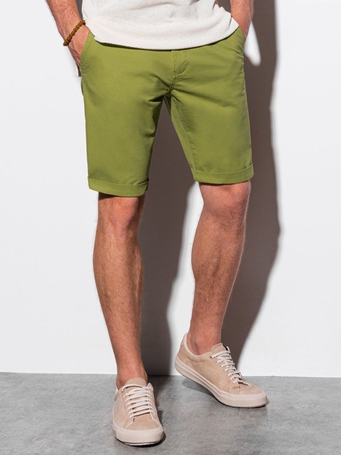 Men's casual shorts - green W243