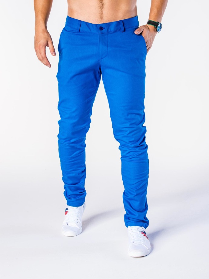 Men's chino pants - blue P578