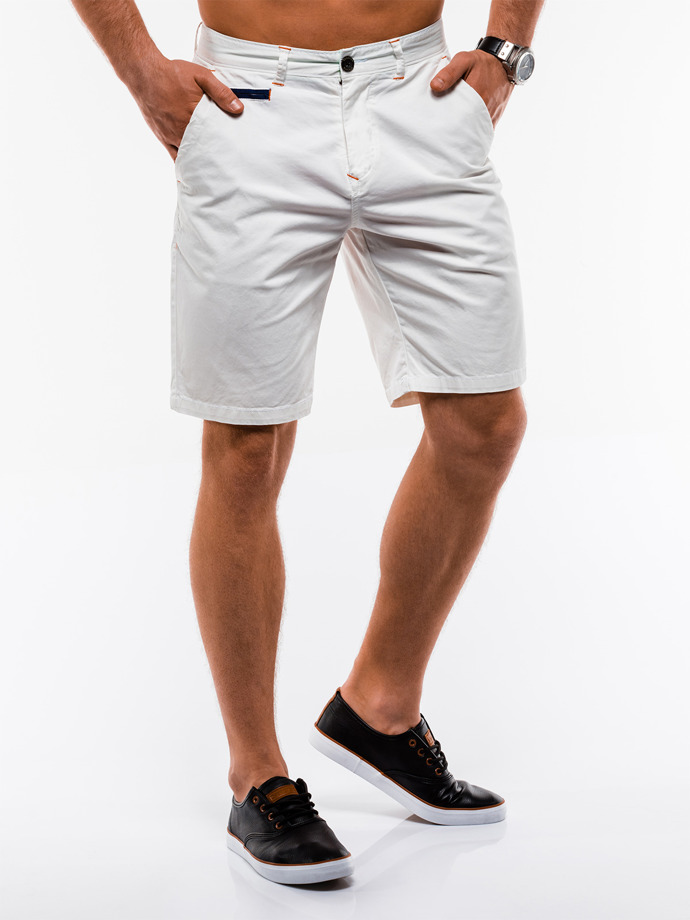 Men's chino shorts W194 - white | MODONE wholesale - Clothing For Men