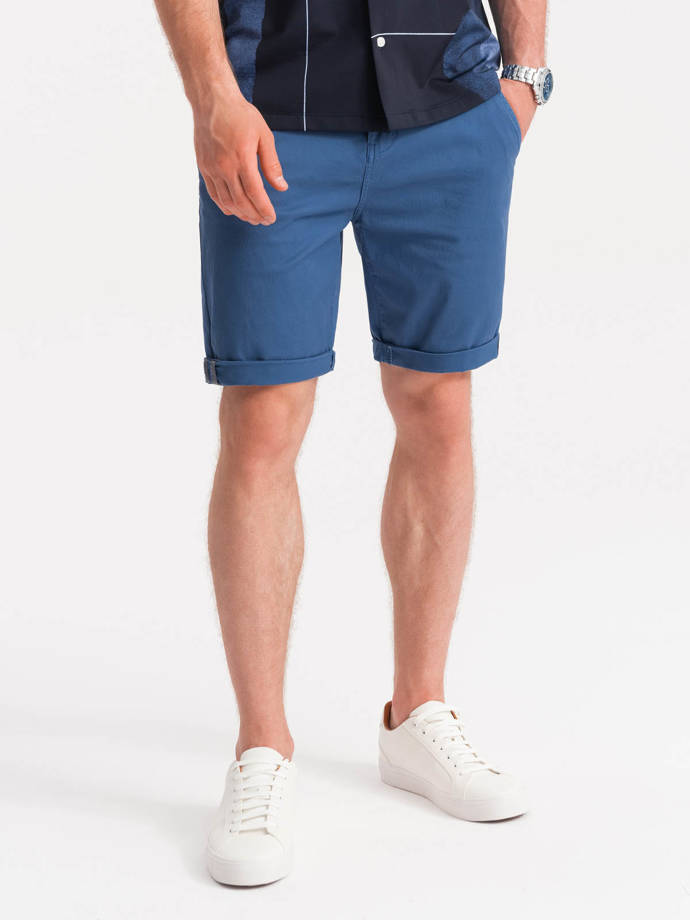 Men's chino shorts - blue V13 W243