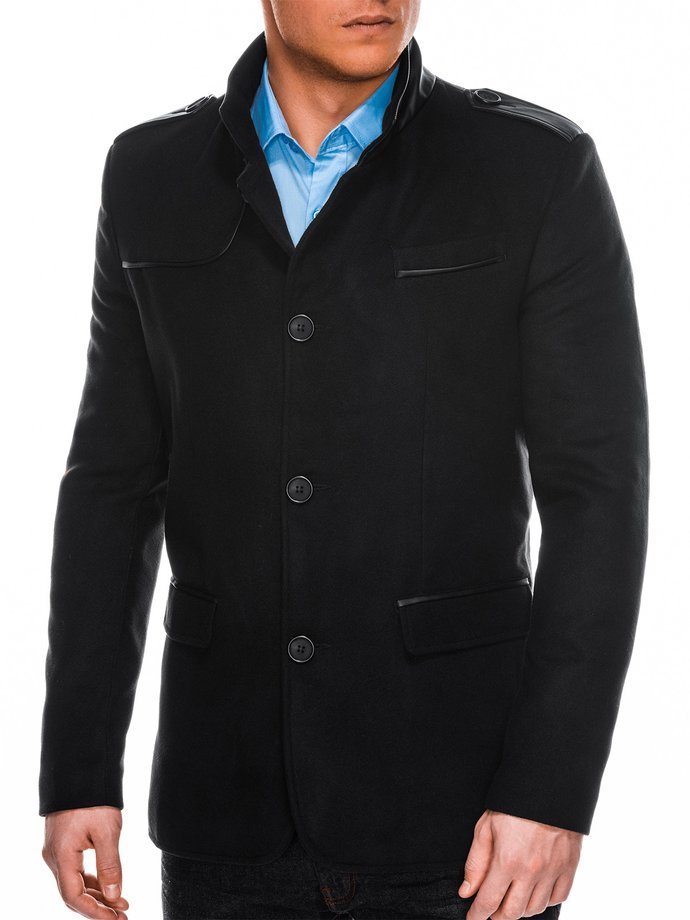 Men's coat C92 Augustin - black