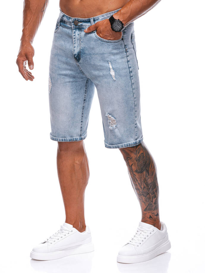 Men's denim short shorts 517W - light denim