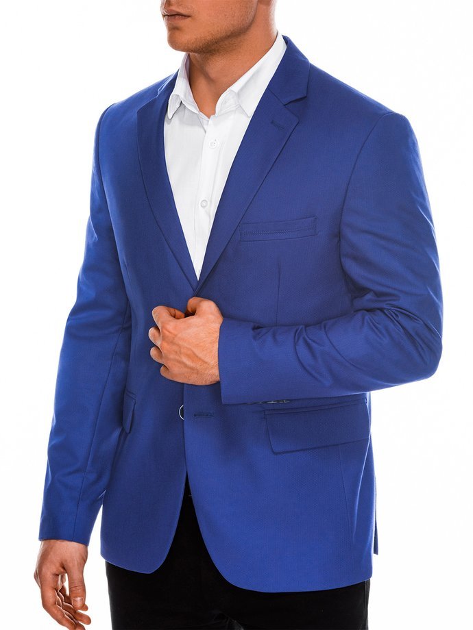 Men's elegant blazer jacket - blue M94