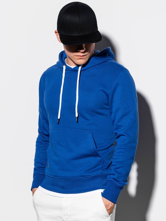 Men's hooded sweatshirt B979 - dark blue | MODONE wholesale - Clothing ...