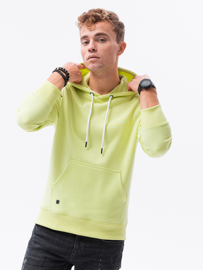 Lime green hot sale hooded sweatshirt