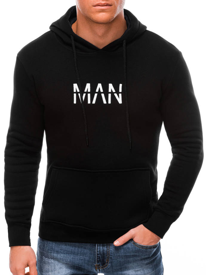 Men's hoodie B1381 - black