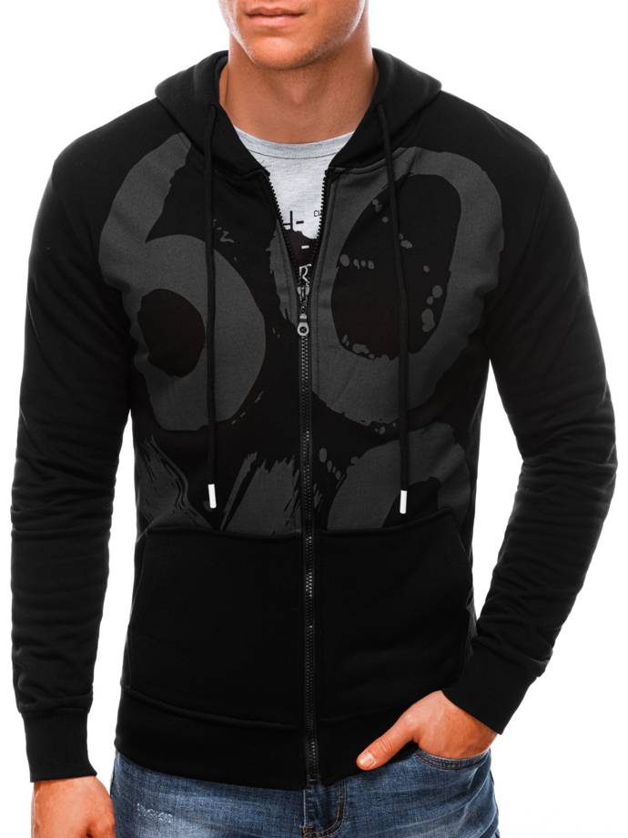 Men's hoodie B1382 - black
