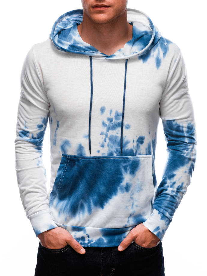 Men's hoodie B1432 - blue