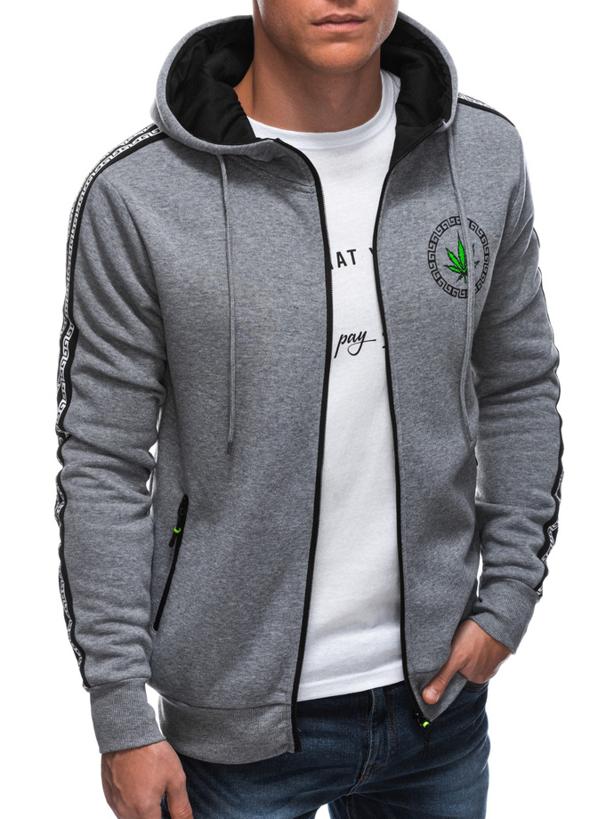 Men's hoodie B1512 - grey
