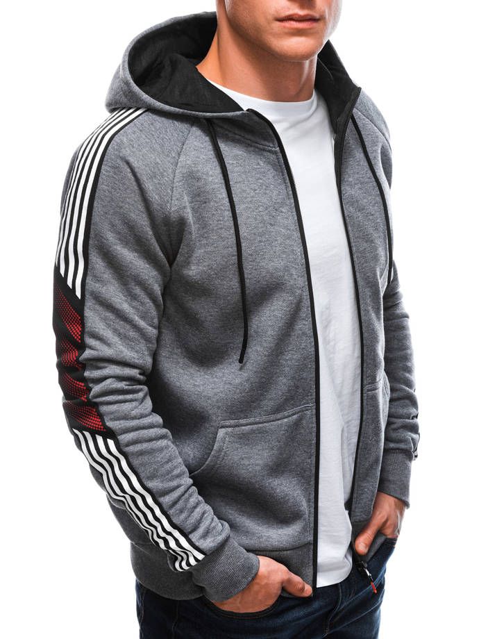 Men's hoodie B1537 - grey