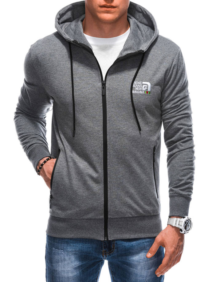 Men's hoodie B1591 - dark grey