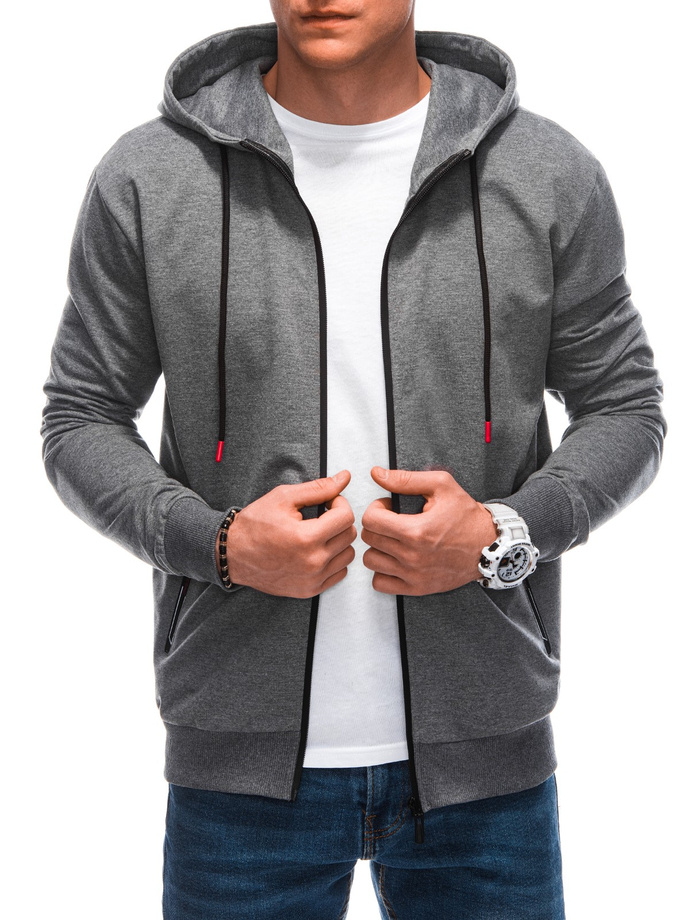 Men's hoodie B1593 - dark grey