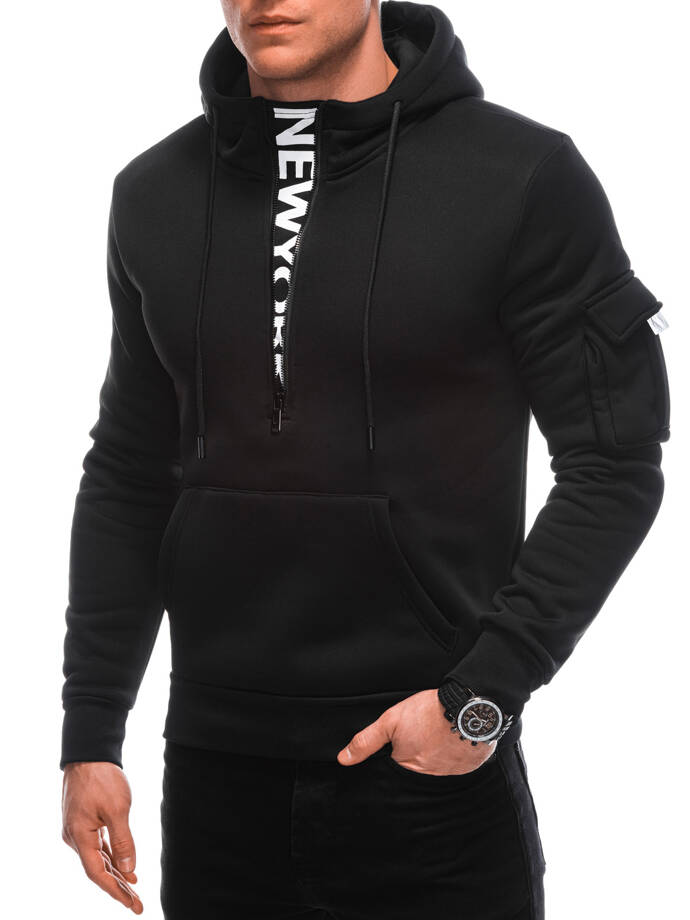 Men's hoodie B1624 - black