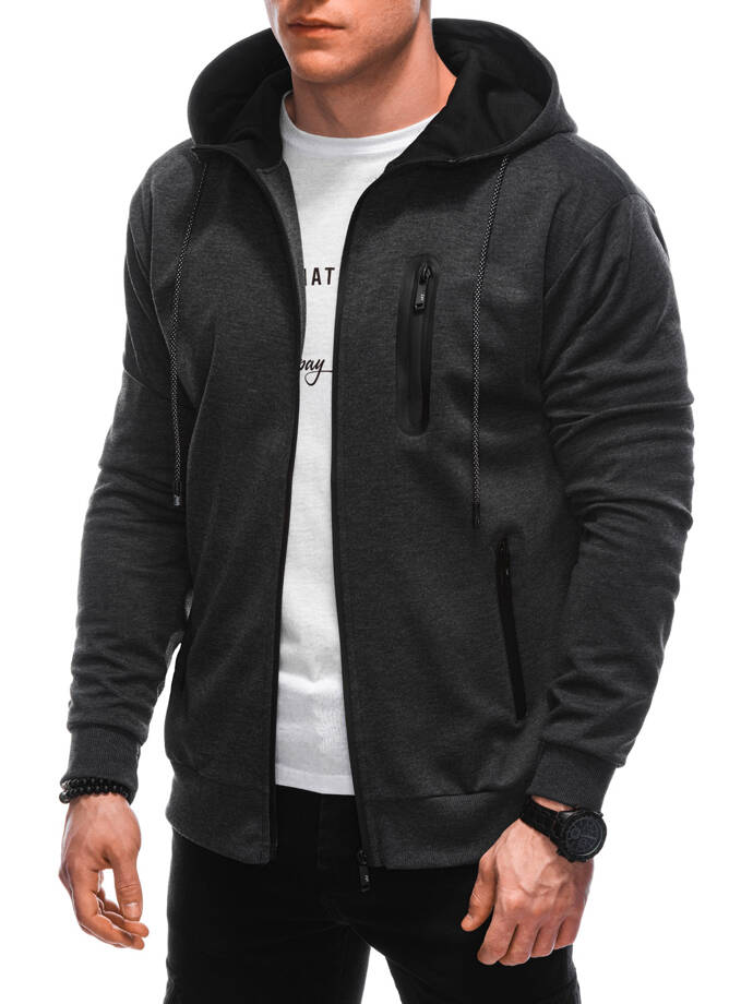 Men's hoodie B1632 - dark grey