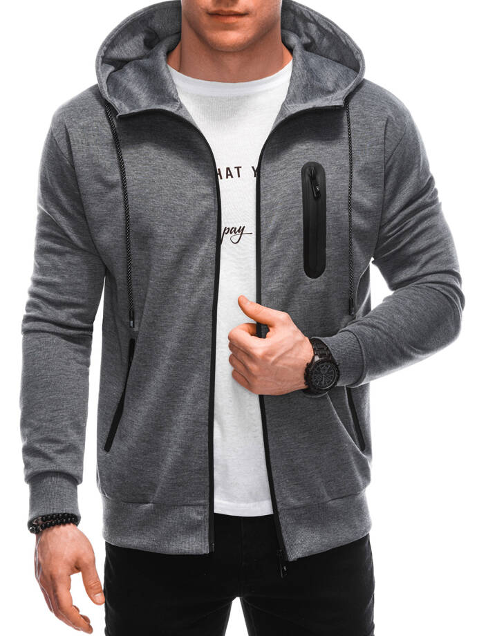Men's hoodie B1632 - grey