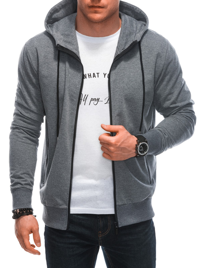Men's hoodie B1645 - dark grey