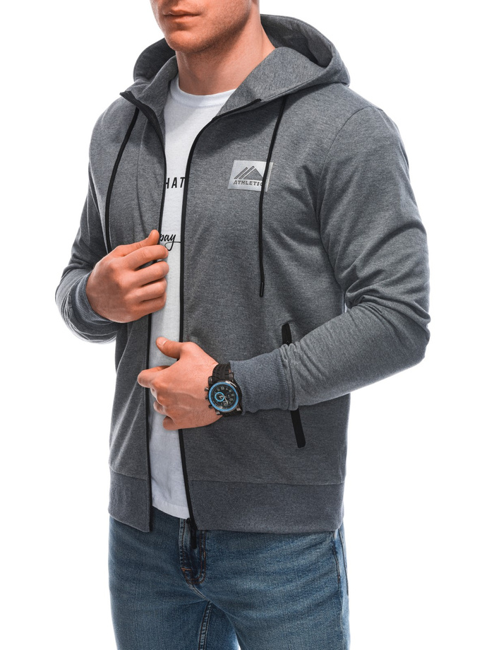 Men's hoodie B1647 - dark grey