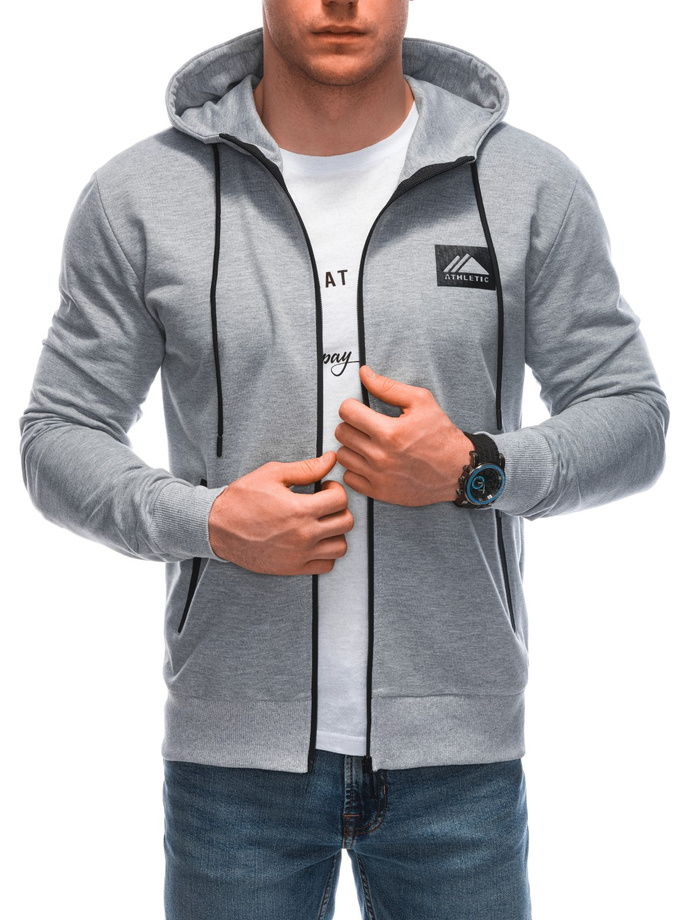 Men's hoodie B1647 - grey
