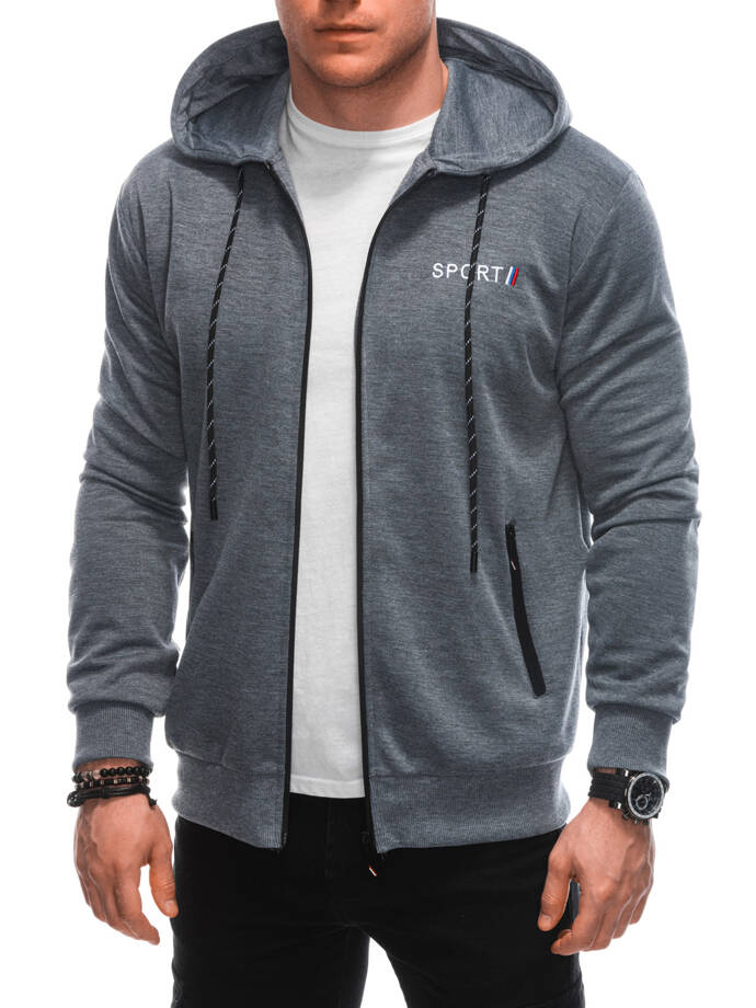 Men's hoodie B1655 - grey