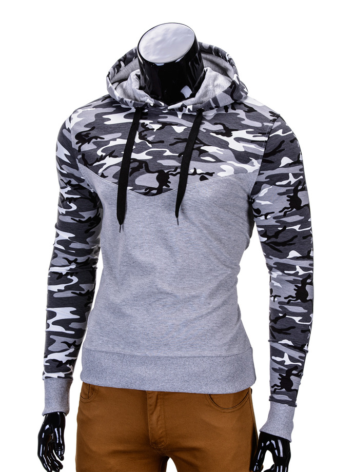Men's hoodie B670 - grey