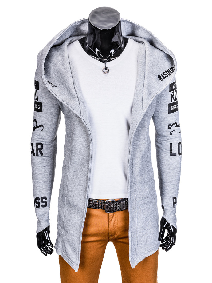 Men's hoodie B691 - grey