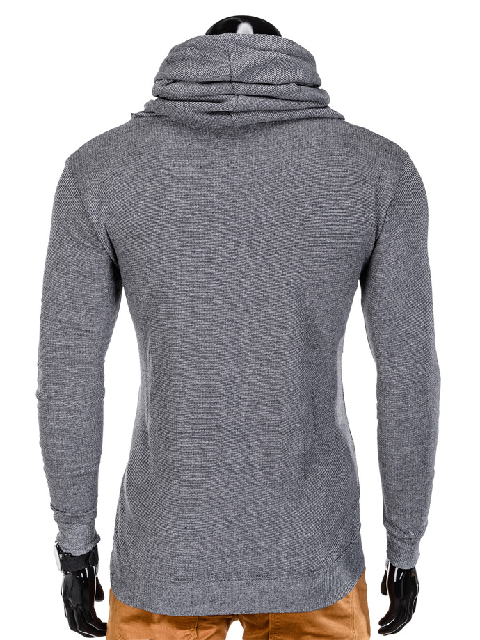 Men's hoodie B732 - grey/black
