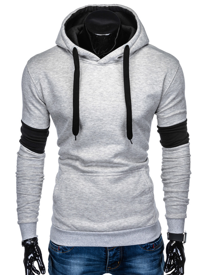 Men's hoodie B878 - grey