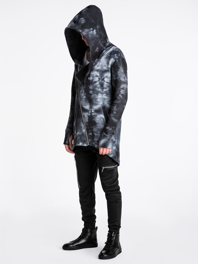 Men's hoodie - batik black B962