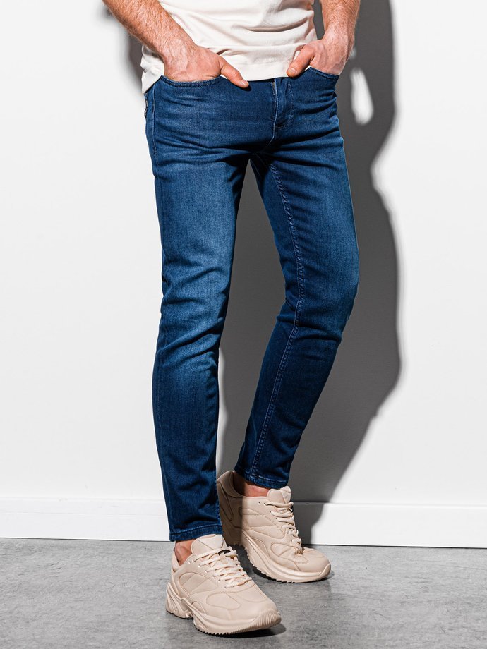 Men's jeans SKINNY FIT - dark blue P1007