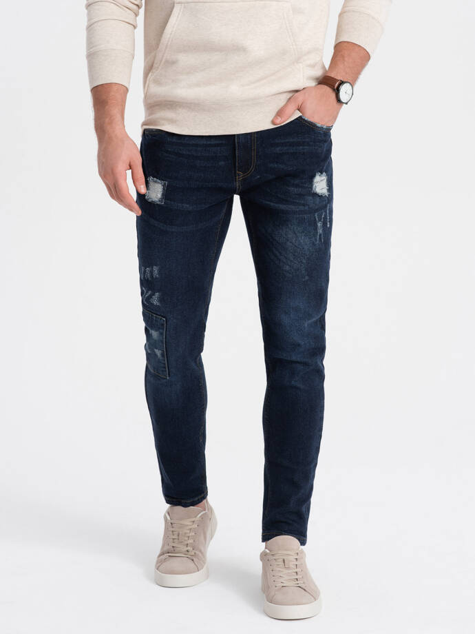 Men's jeans SKINNY FIT - dark blue P1060