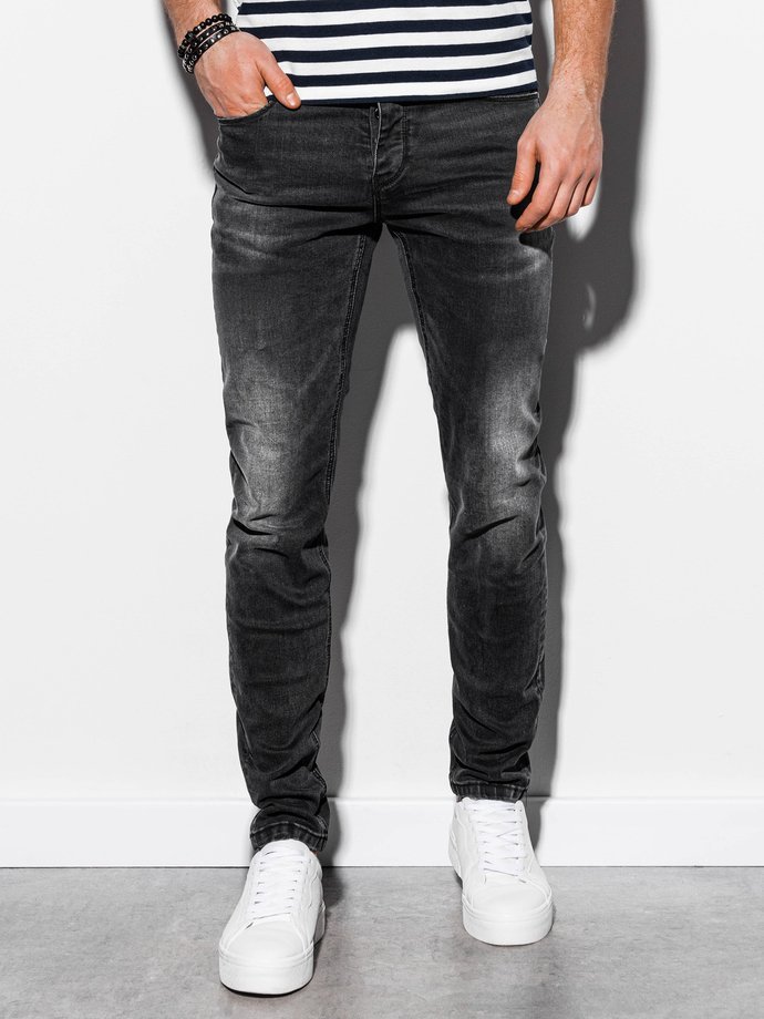 Men's jeans - black P862