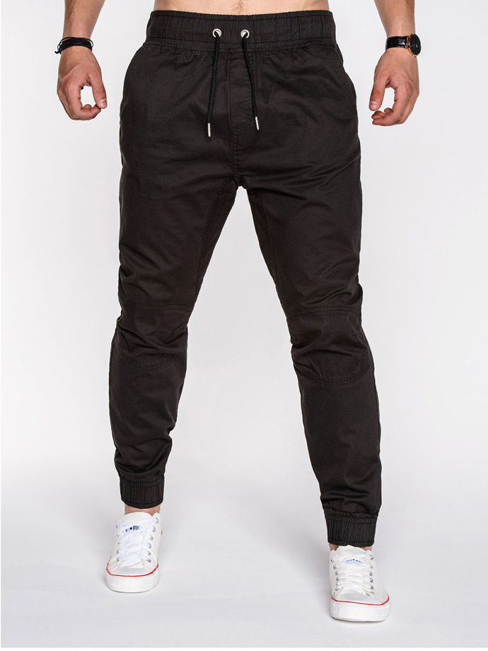 Men's jogger pants - black P435