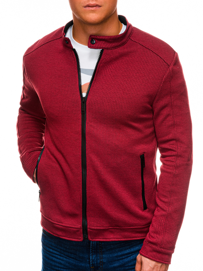 Men's mid-season jacket - red C453