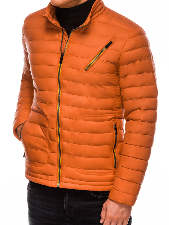 Men's mid-season quilted jacket C290 - orange