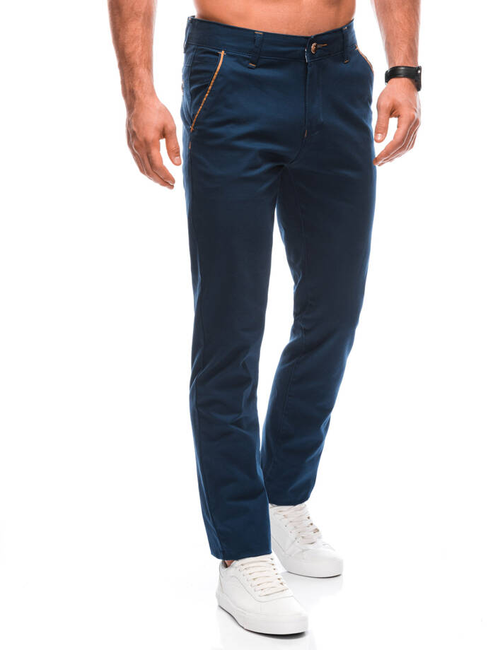 Men's pants chino P1421 - navy